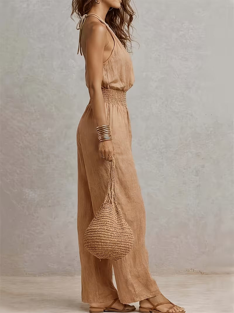 Veloura - Allure Open-Back Jumpsuit