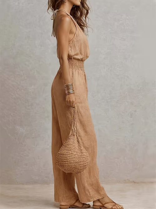Veloura - Allure Open-Back Jumpsuit