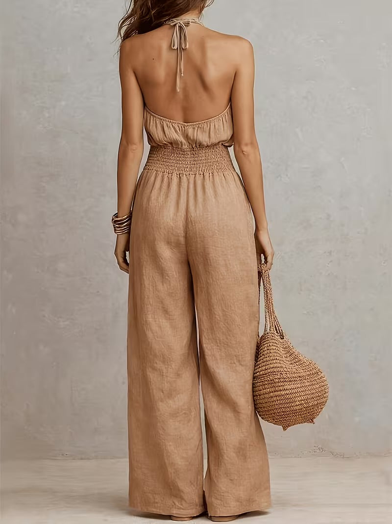 Veloura - Allure Open-Back Jumpsuit