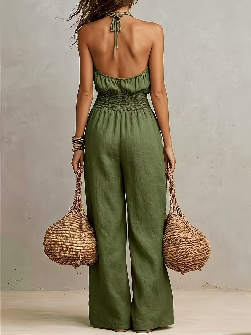 Veloura - Allure Open-Back Jumpsuit