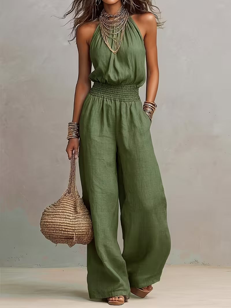 Veloura - Allure Open-Back Jumpsuit