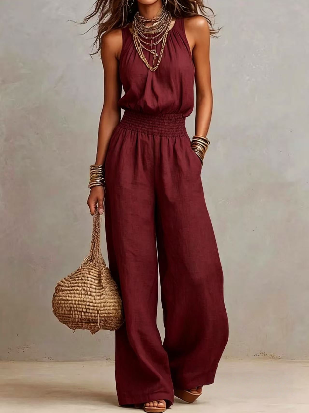 Veloura - Allure Open-Back Jumpsuit