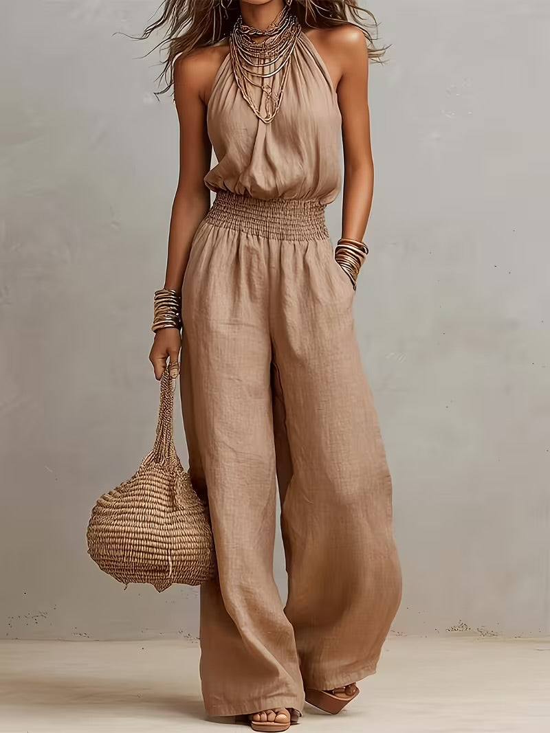 Veloura - Allure Open-Back Jumpsuit