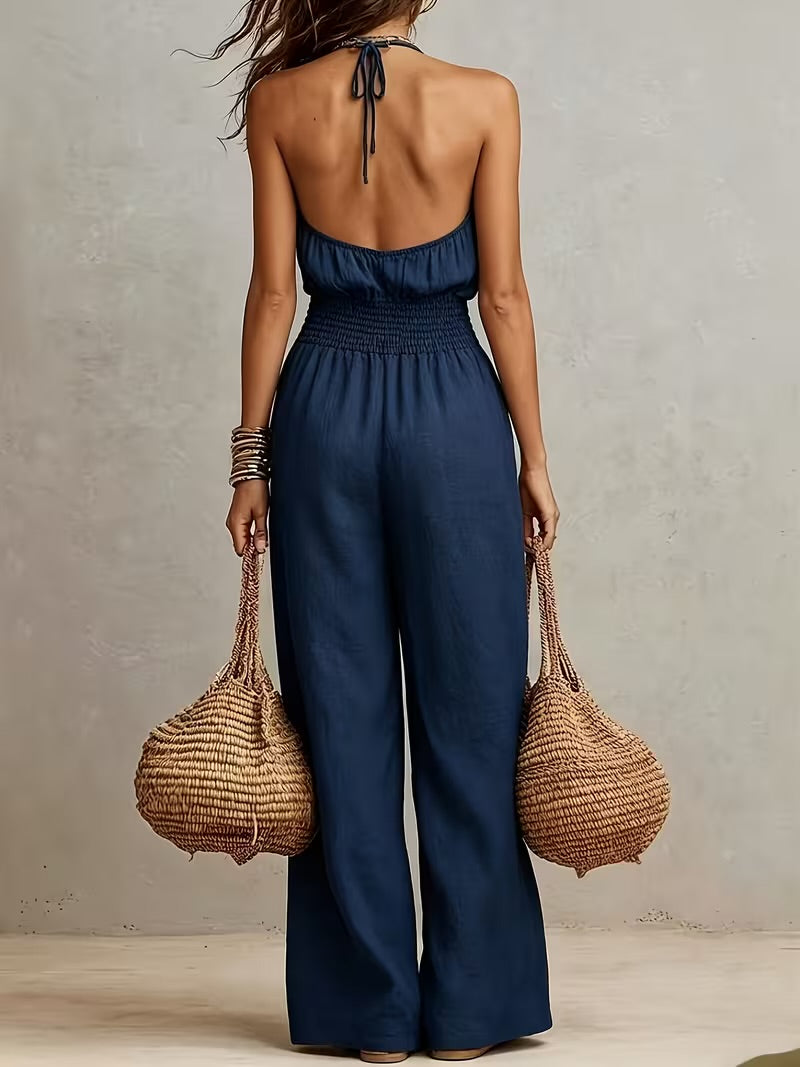 Veloura - Allure Open-Back Jumpsuit