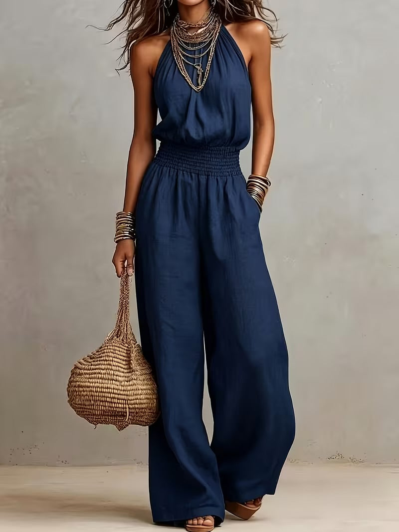 Veloura - Allure Open-Back Jumpsuit