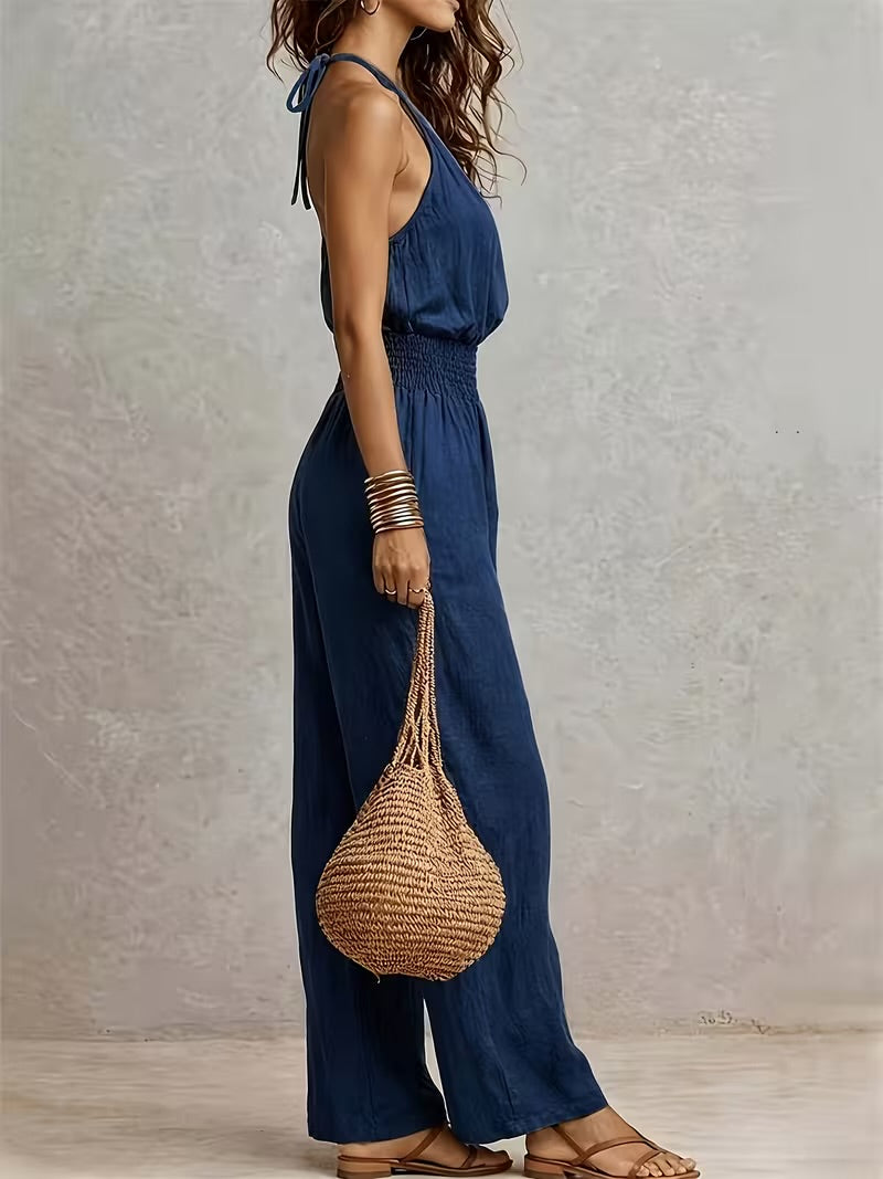 Veloura - Allure Open-Back Jumpsuit